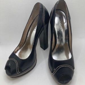 MICHAEL MICHAEL KORS Women's York Peep Toe Heels | 7M